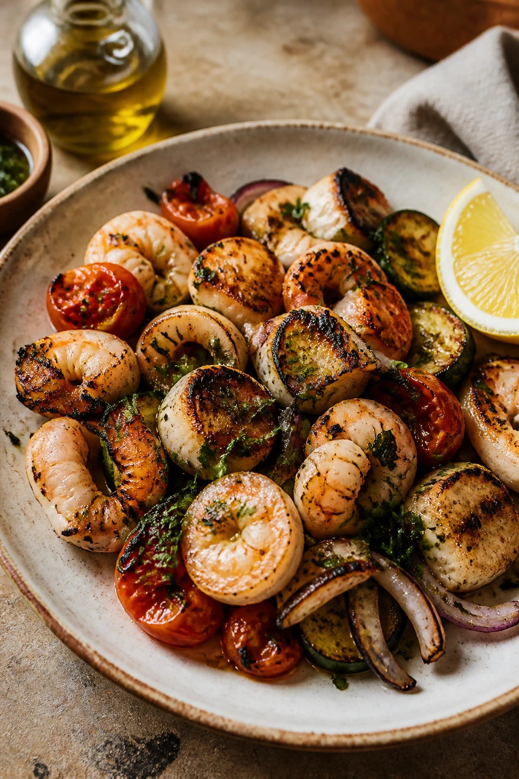Plate illustrating common mistakes to avoid in Mediterranean dinners