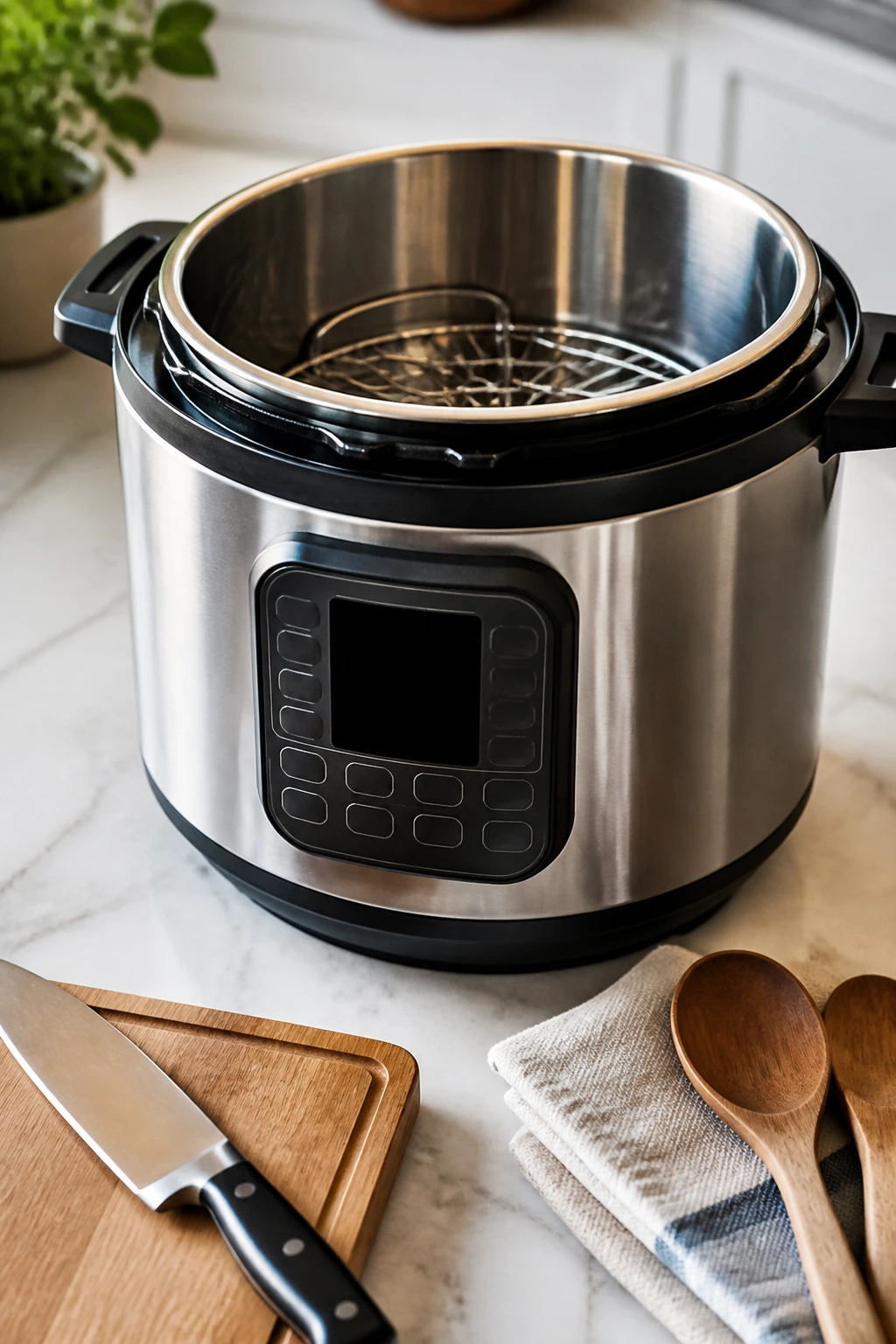 6-quart Instant Pot highlighted as essential kitchen equipment