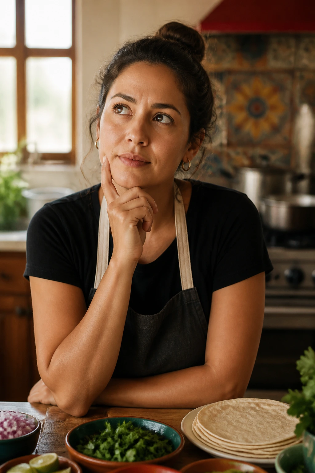 Portrait of a real person in a kitchen representing Frequently Asked Questions
