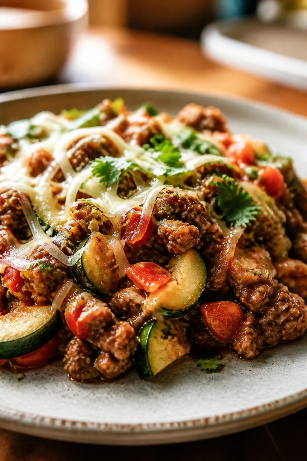 Plated weeknight dish with toppings ready to customize