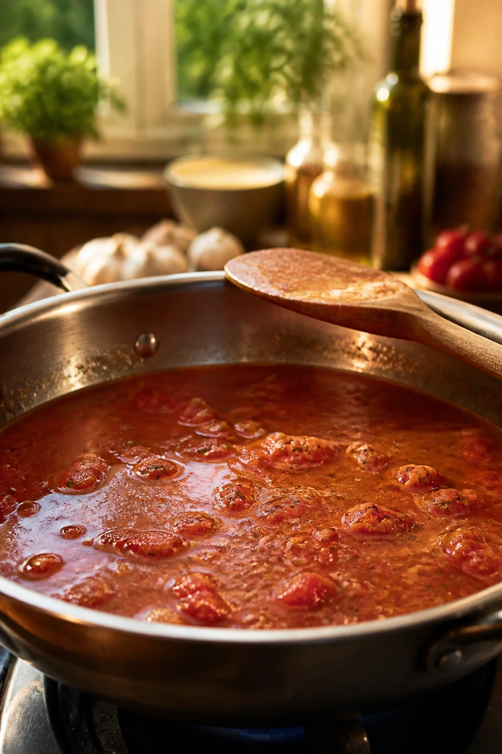 Watery sauce in a skillet illustrating common mistakes