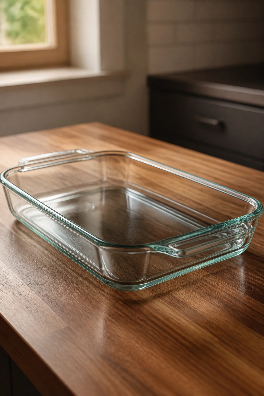 9x13 baking dish as essential slider equipment on a wooden counter