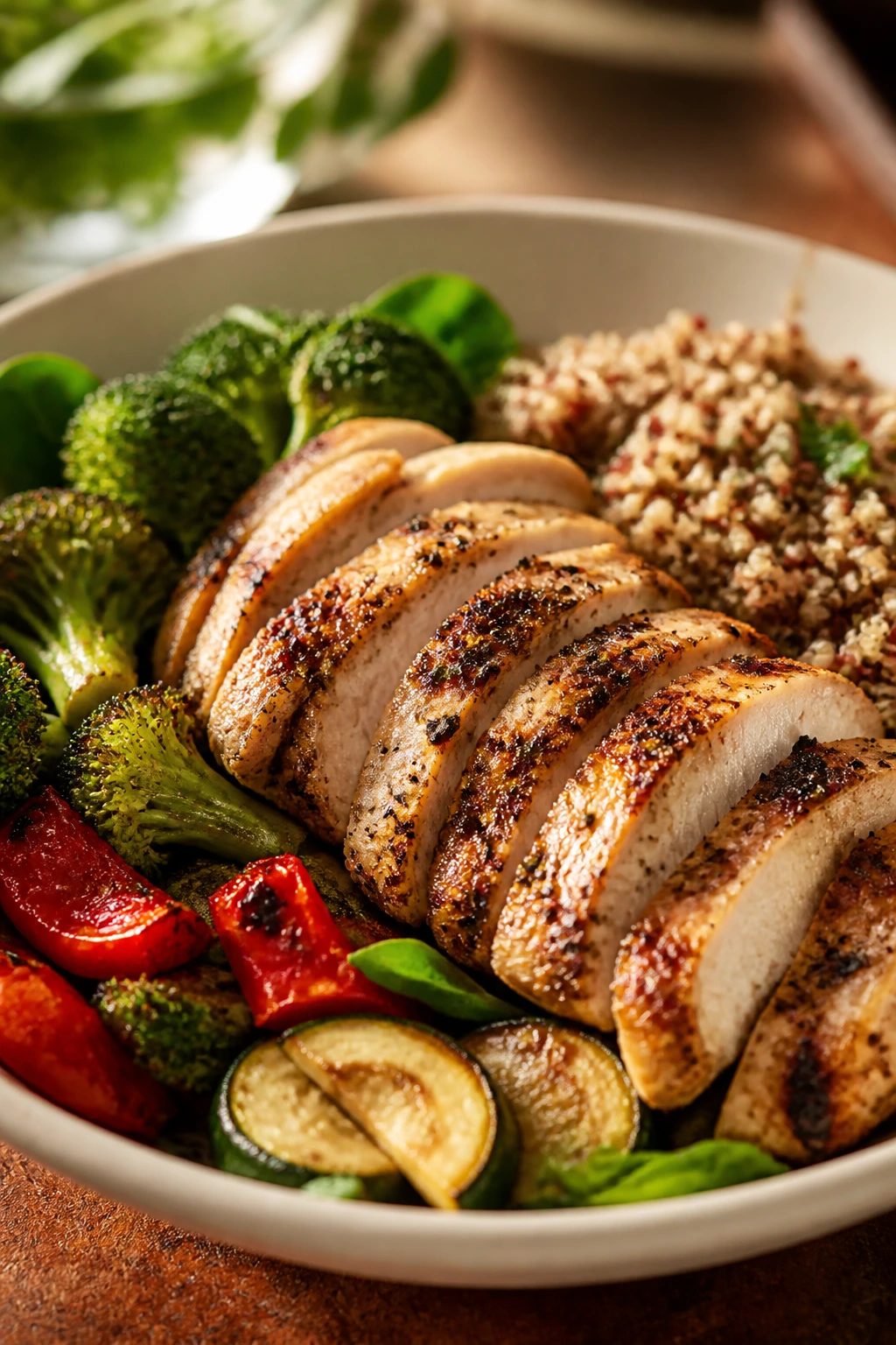 Balanced plate illustrating 500-calorie meals concept