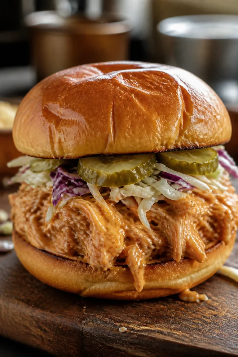 Creamy BBQ Chicken Sandwich for Weeknight Dinners