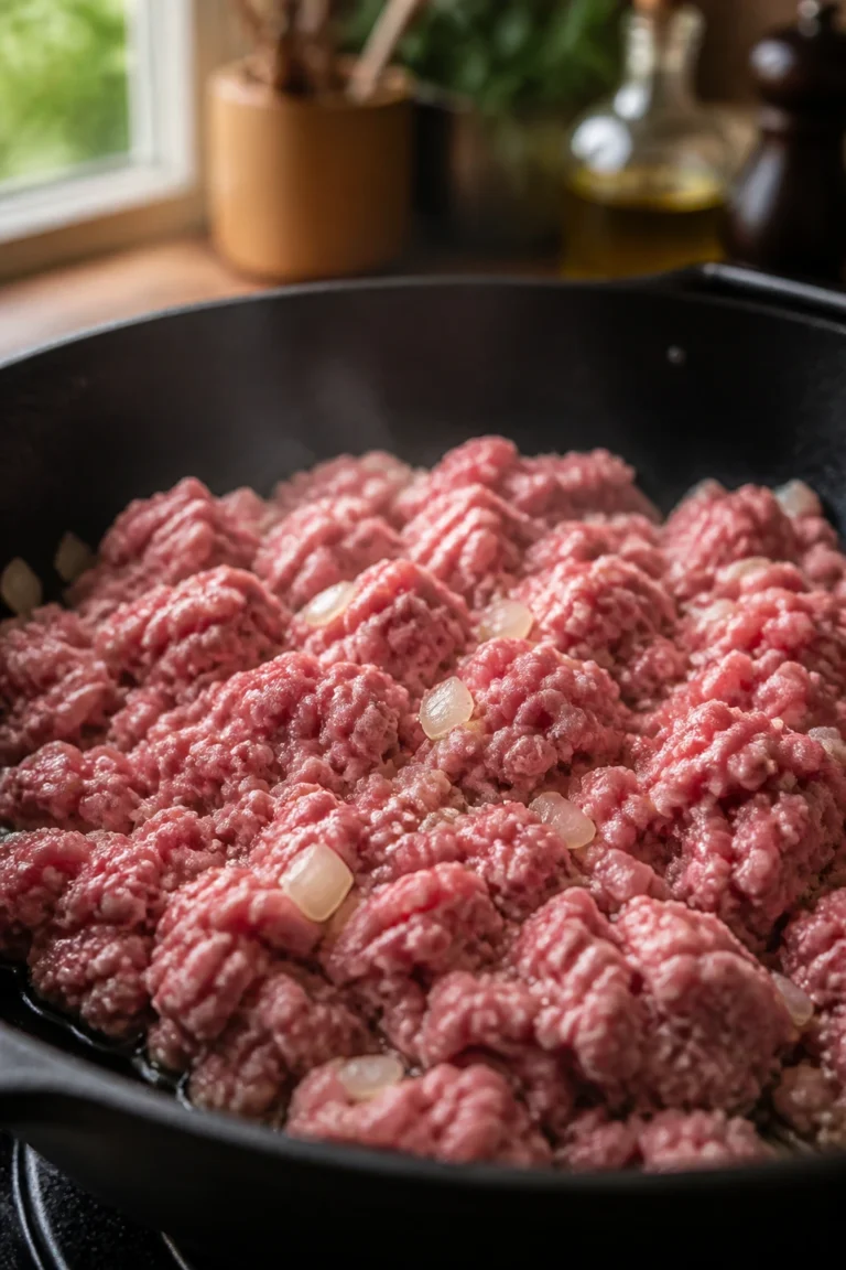Tender Seasoned Ground Beef for a Hearty Dinner