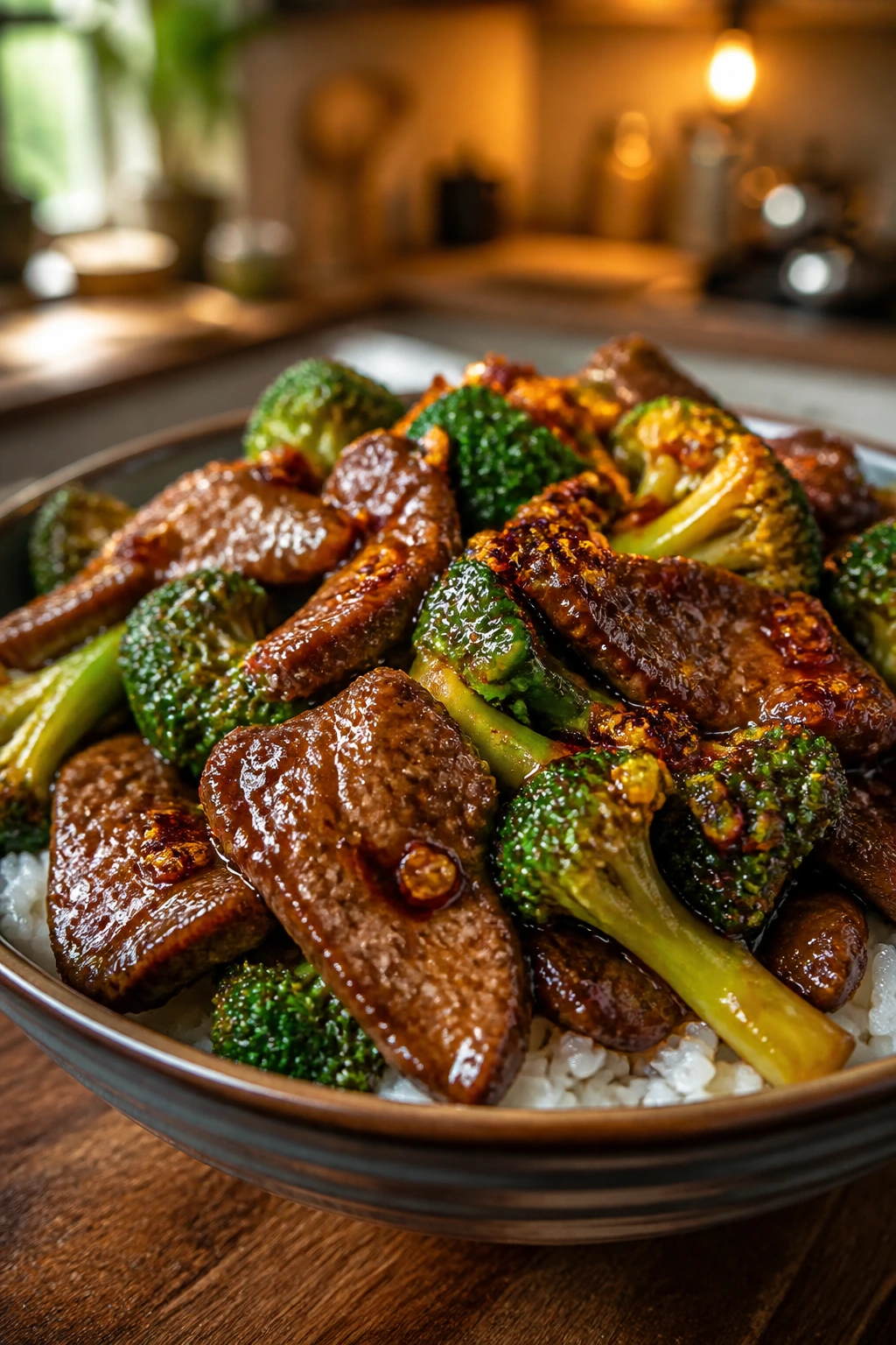 Beef and broccoli with chili crisp variation hints