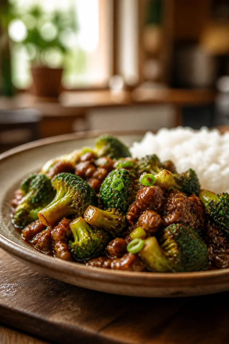 Spicy Asian Ground Beef and Broccoli Better than Takeout