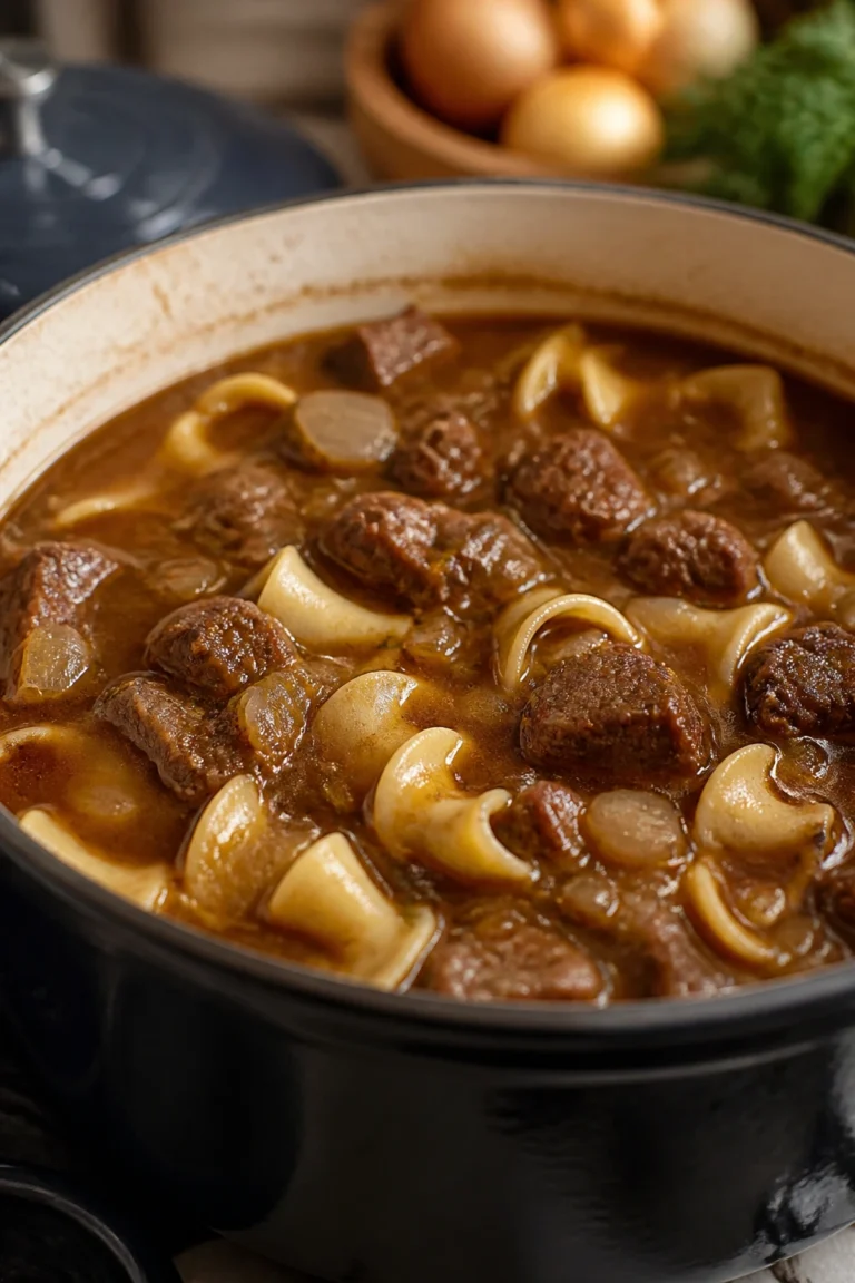 Hearty Beef Noodle Soup for Cold Winter Nights