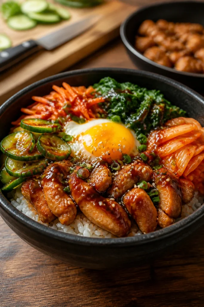 Sweet and Sour Bibimbap Bowl Better than Takeout