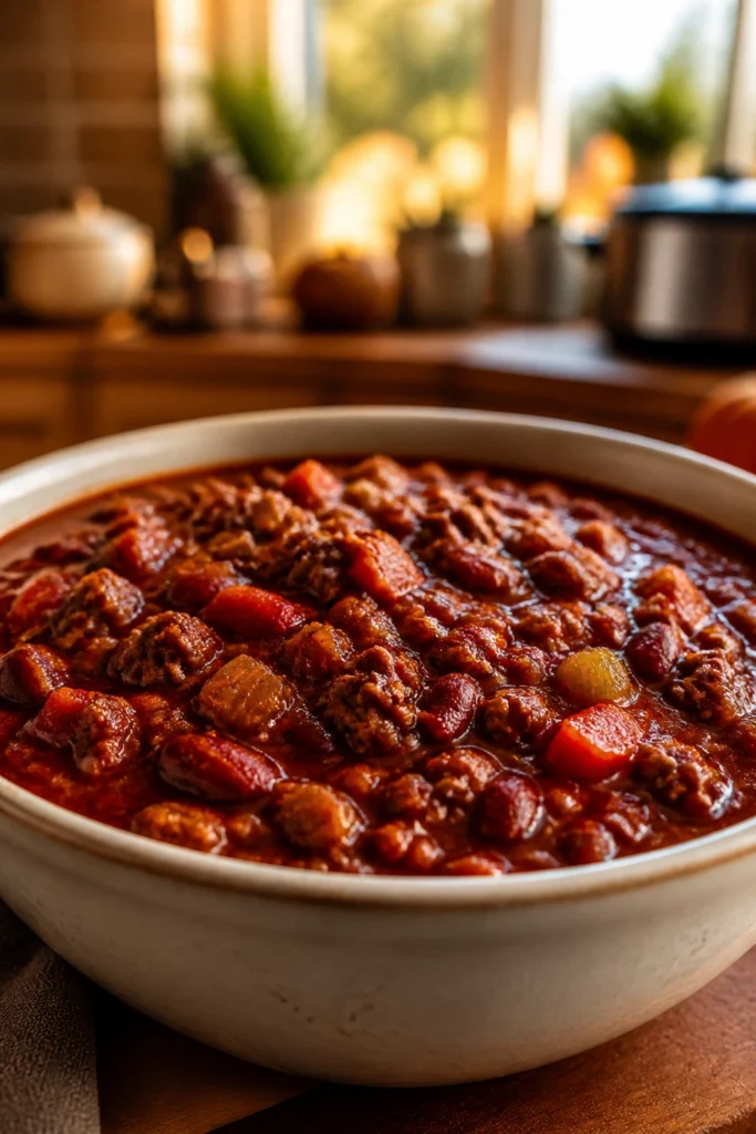 Slow-Cooked Slow Cooker Chili You Can Set and Forget