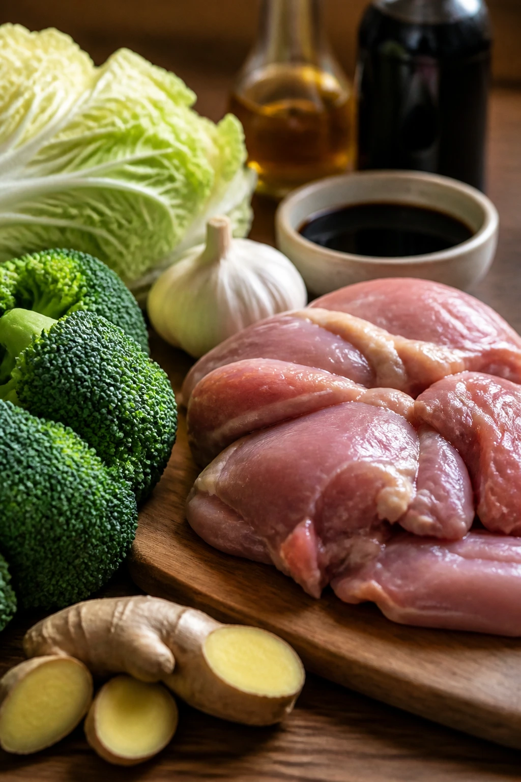 Fresh ingredients layout for smart shopping tips