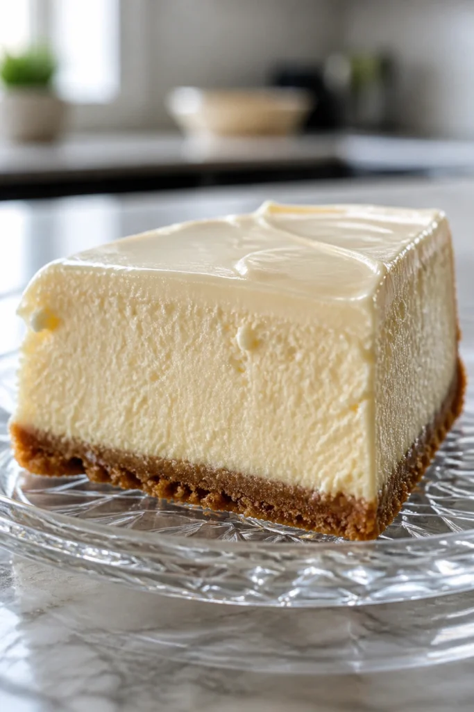 Moist Creamy Cheesecake with Cream Cheese Frosting