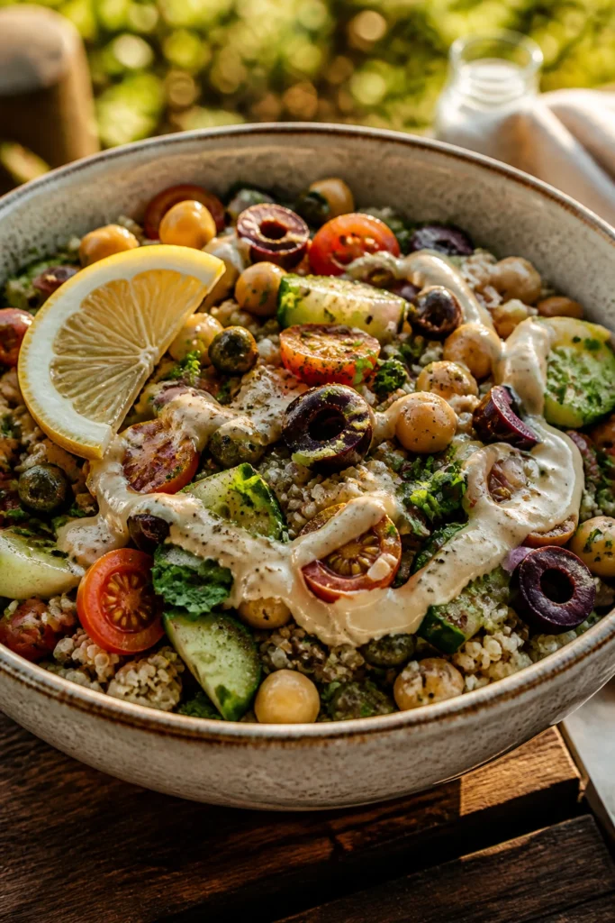 Fresh Vegan Picnic for a Healthy Dinner