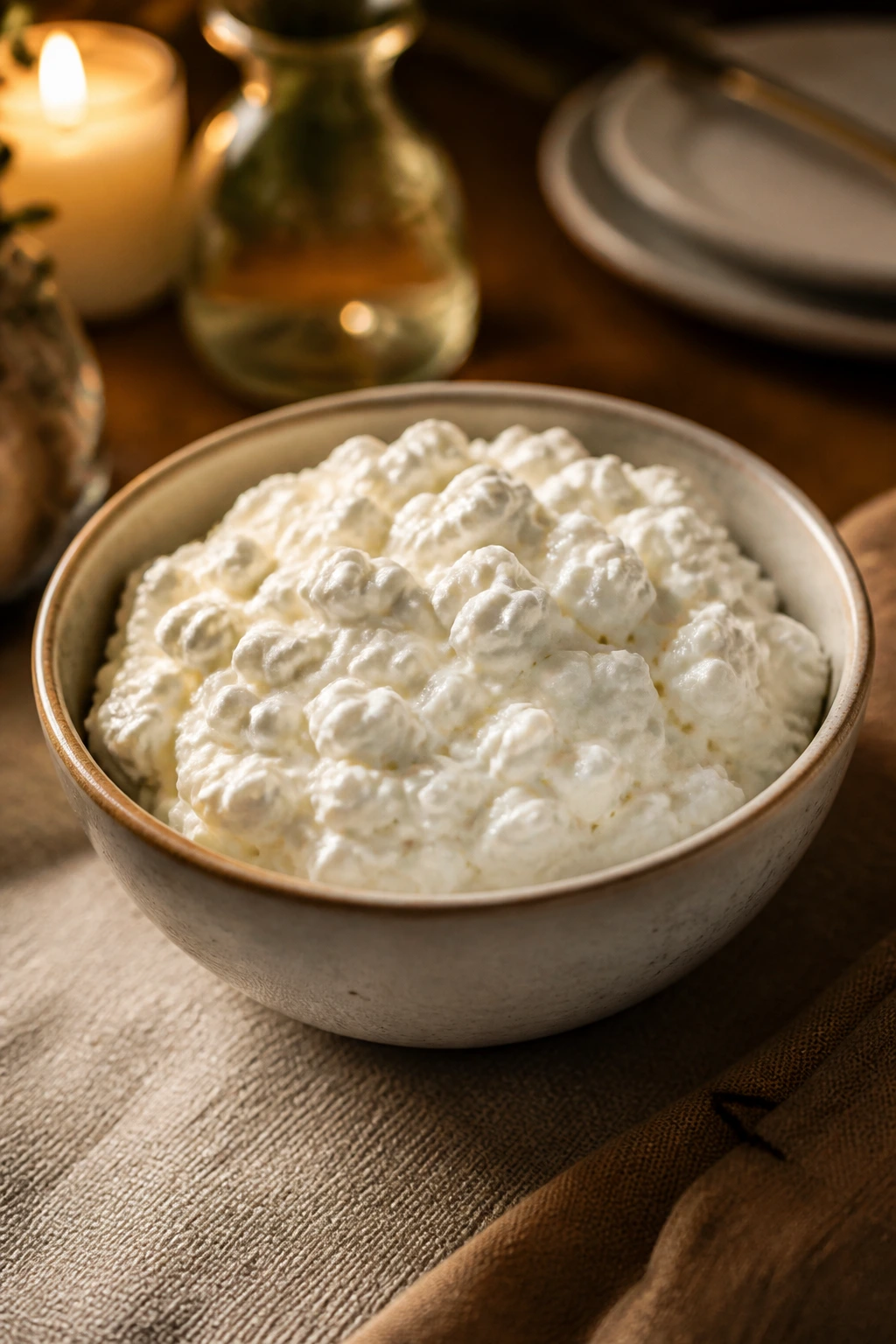 Cottage cheese in a dinner setting highlighting versatility