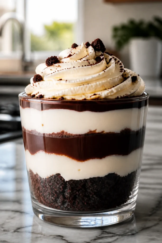 Rich Halloween Dessert Cups with Cream Cheese Frosting