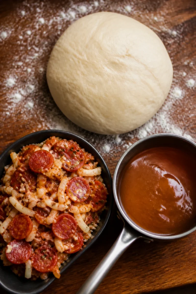 Tender Pepperoni Calzone with Brown Sugar Glaze