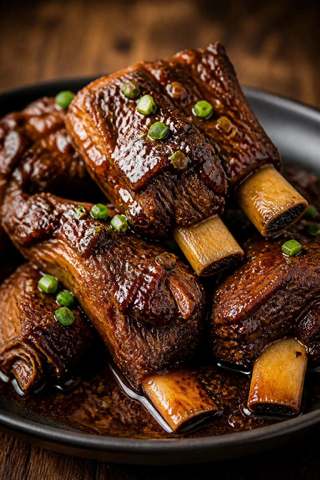 Fork-tender five-spice short ribs with glaze
