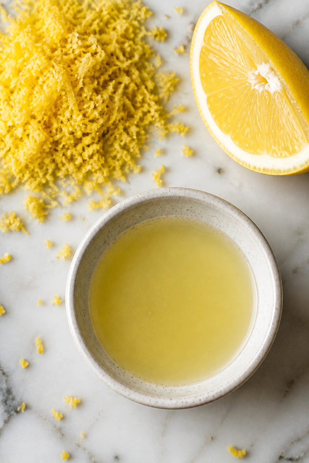 Lemon zest and a splash of vinegar as flavor boosters for nuggets
