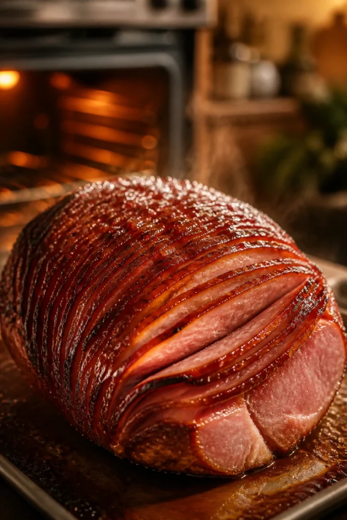 Tender Ham Glaze Bourbon with Brown Sugar Glaze