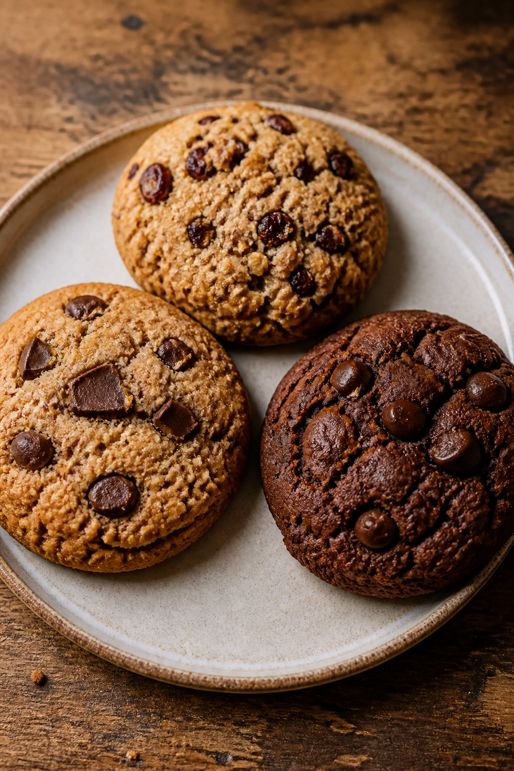Plate with gluten-free, dairy-free, and egg-free cookies