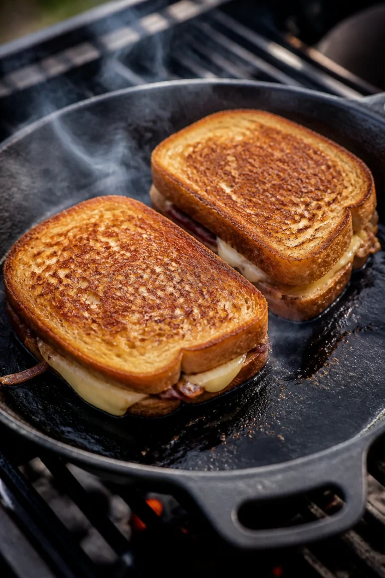 Marinated Fancy Grilled Cheese for Backyard Cookouts