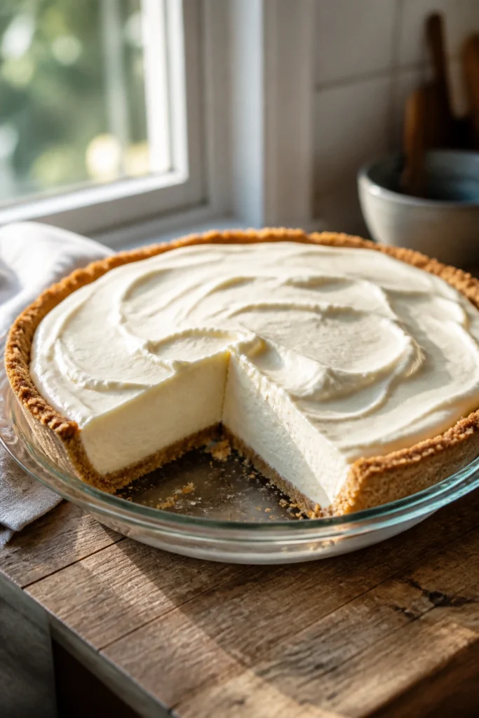Buttery Icebox Pie with Cream Cheese Frosting
