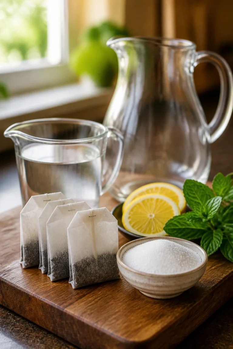 Classic Easy Iced Tea for Summer Sipping