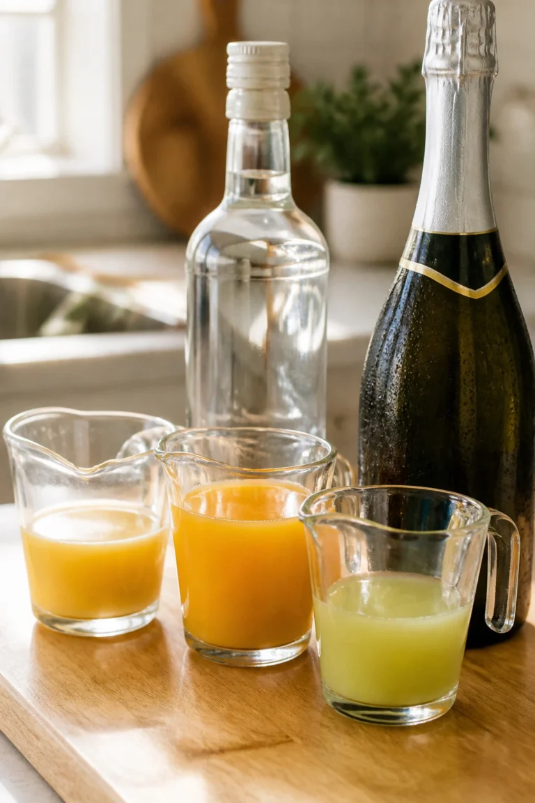 Tropical Hawaiian Mimosa with Malibu for Summer Sipping