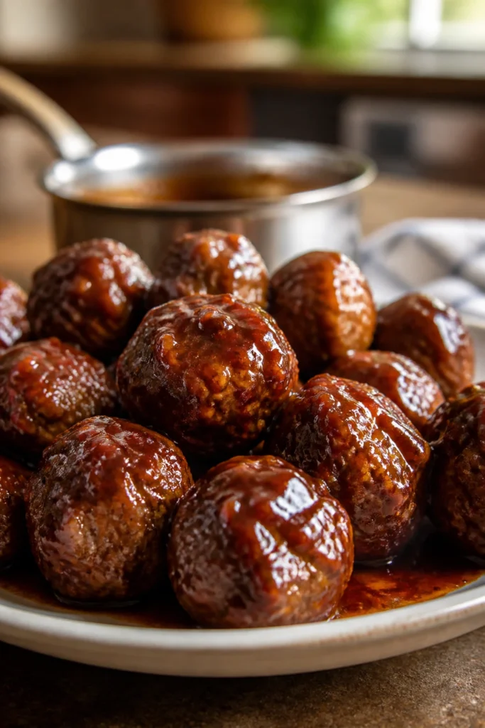 28 BBQ Meatballs That Stretch a Pound of Beef
