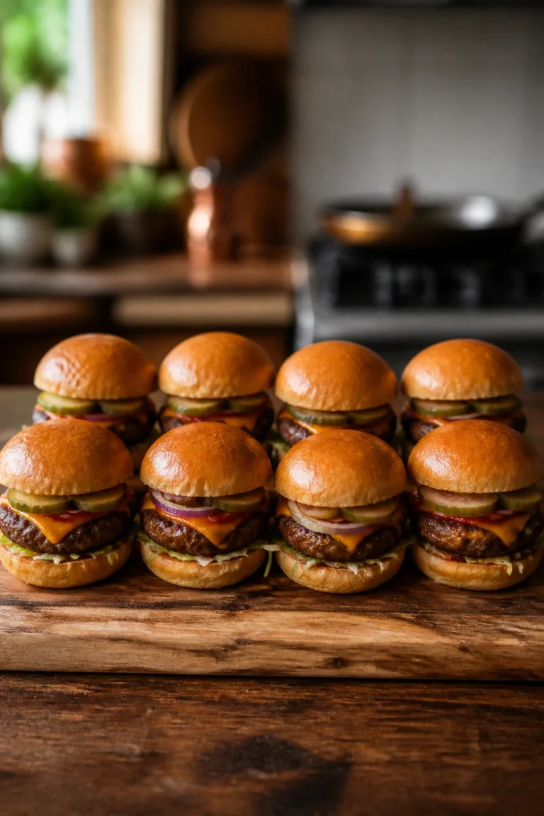 Juicy Mini Burger Buns for a Hearty Dinner