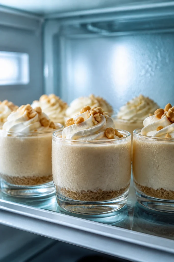Decadent Peanut Butter Mousse with Cream Cheese Frosting