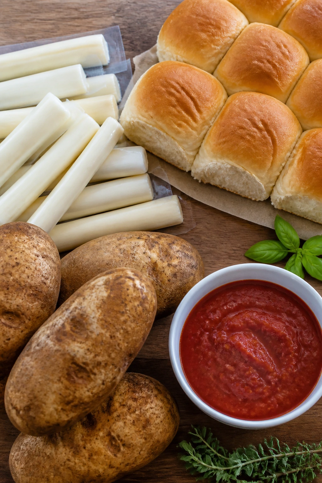 Key ingredients for kid-friendly recipes on a kitchen counter