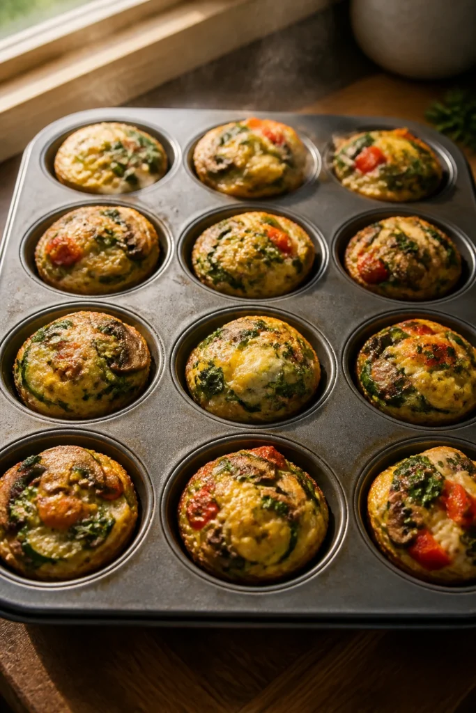 Garlicky Veggie Cups for a Healthy Dinner