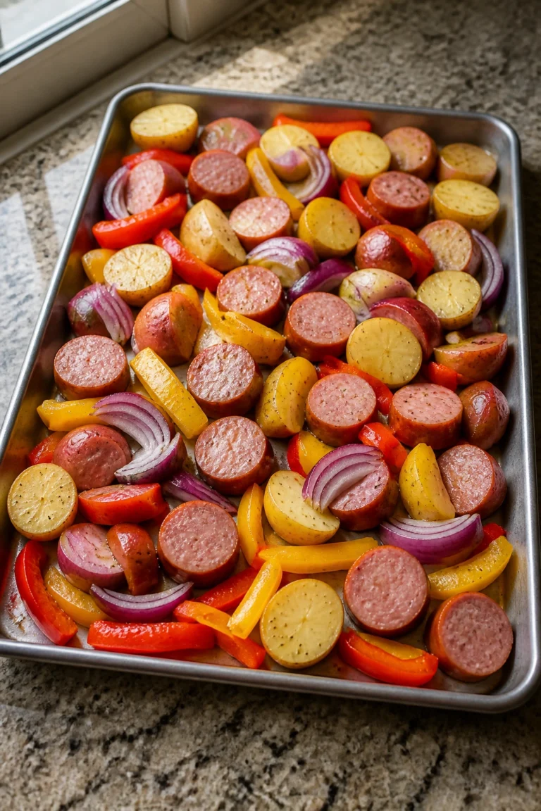 Savory Smoked Sausage Meal with Brown Sugar Glaze