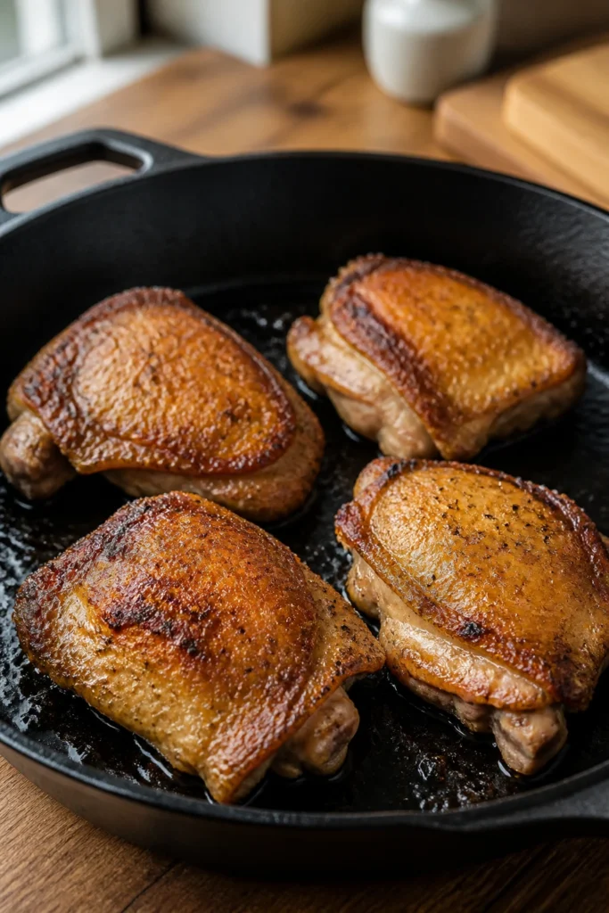 Crispy Balsamic Chicken Thighs for Weeknight Dinners