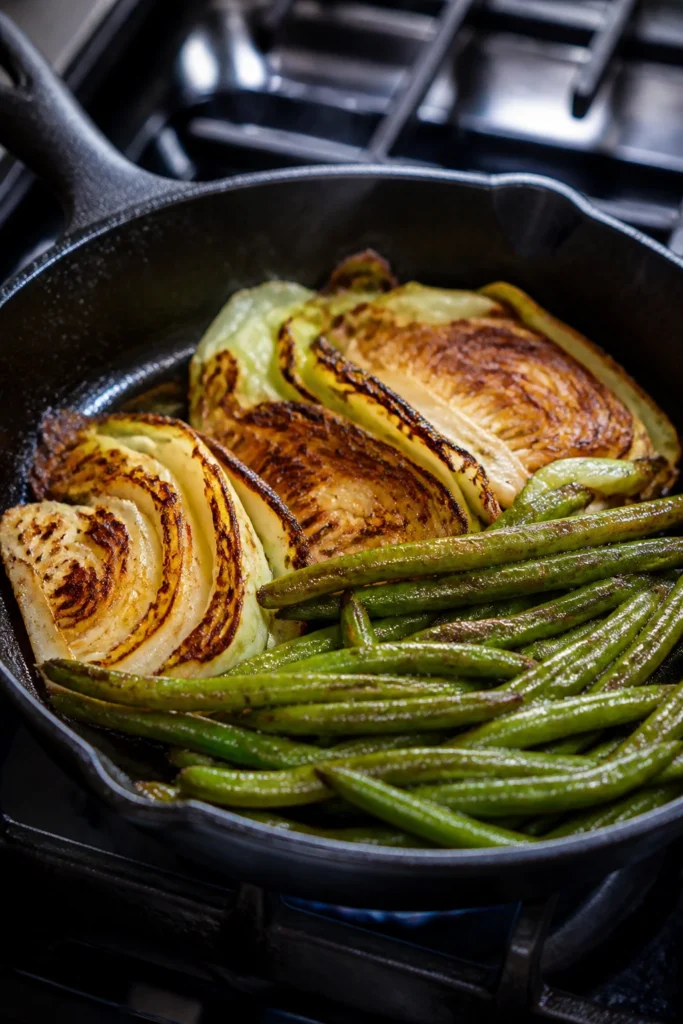Crispy Different Vegetables for a Healthy Dinner