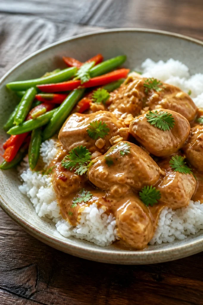 Creamy Peanut Chicken for Weeknight Dinners