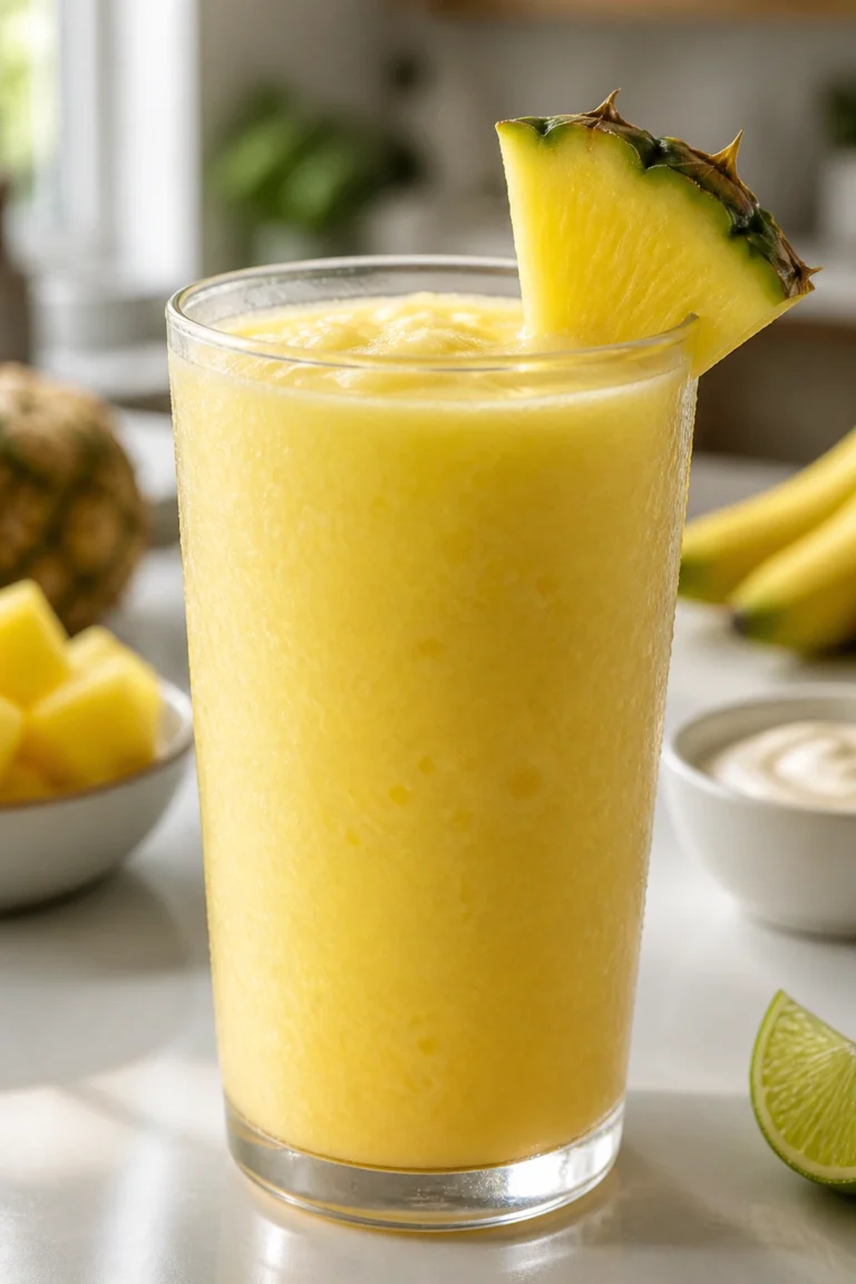 Pineapple Smoothie for Summer Sipping