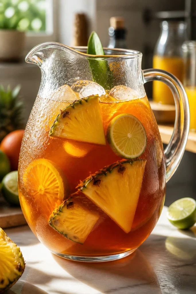 Tropical Rum Punch for Summer Sipping