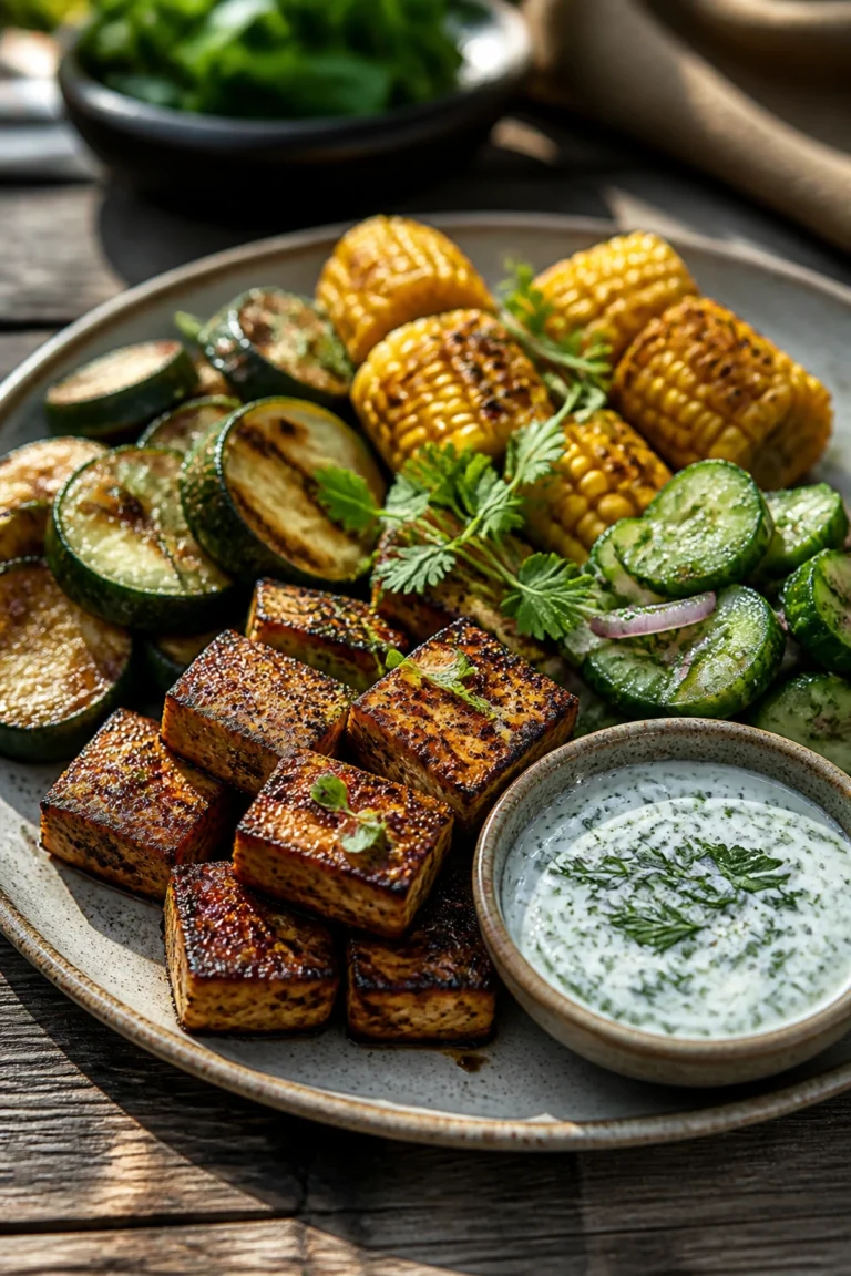 Fresh Vegetarian BBQ for a Healthy Dinner