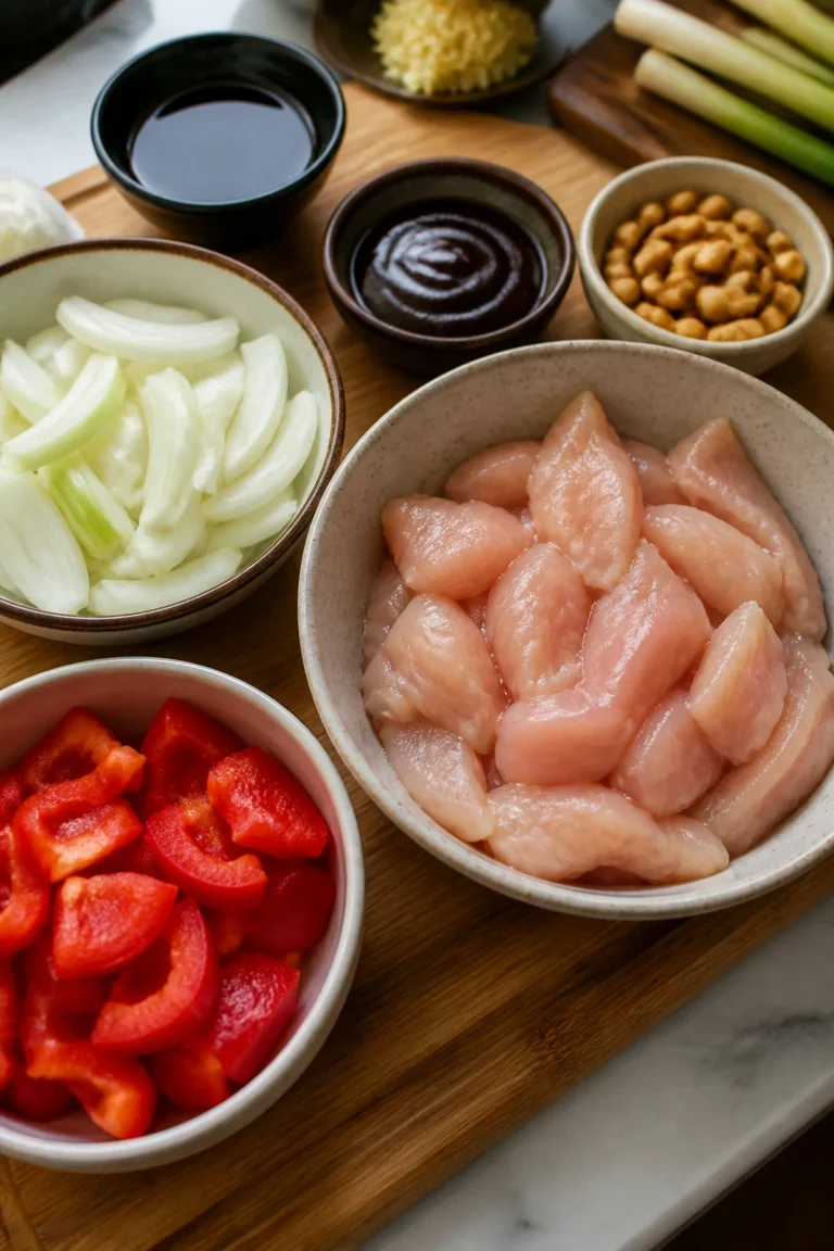 Slow-Cooked Kung Pao Chicken Crockpot You Can Set and Forget