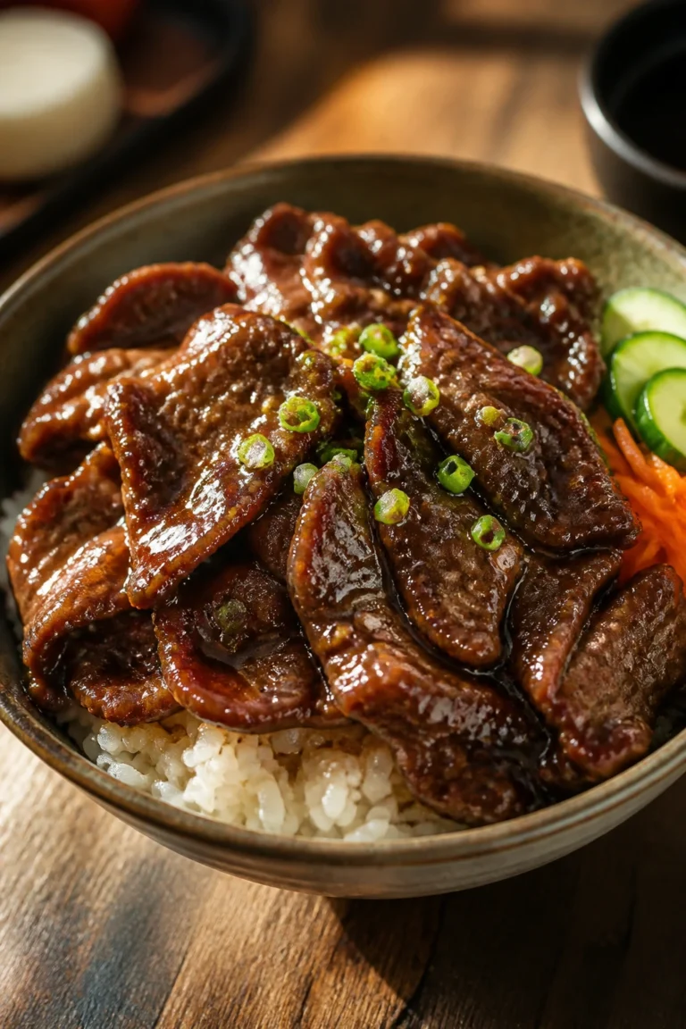 Juicy Beef Bowl for a Hearty Dinner