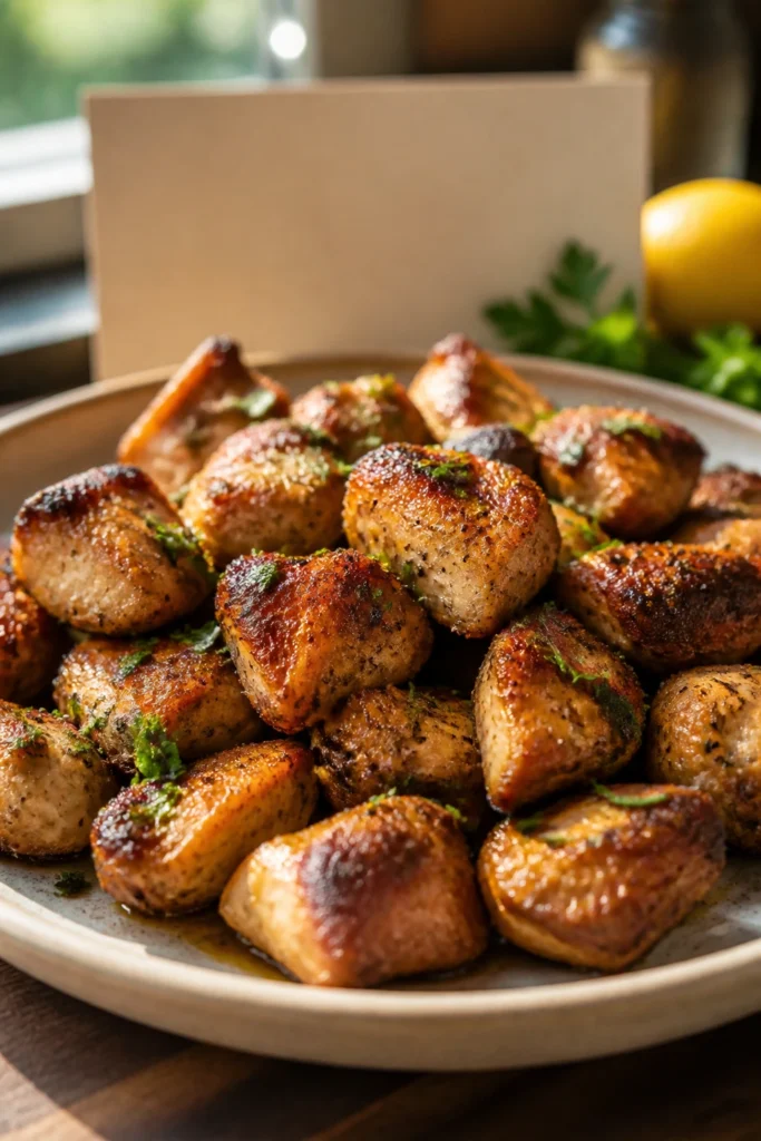 Roasted Chicken Bites for Weeknight Dinners