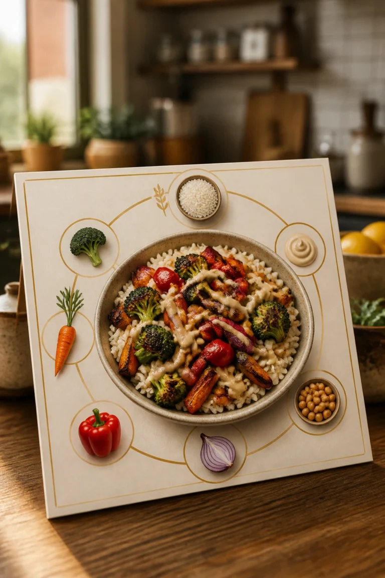 Roasted Vegetable Rice for a Healthy Dinner