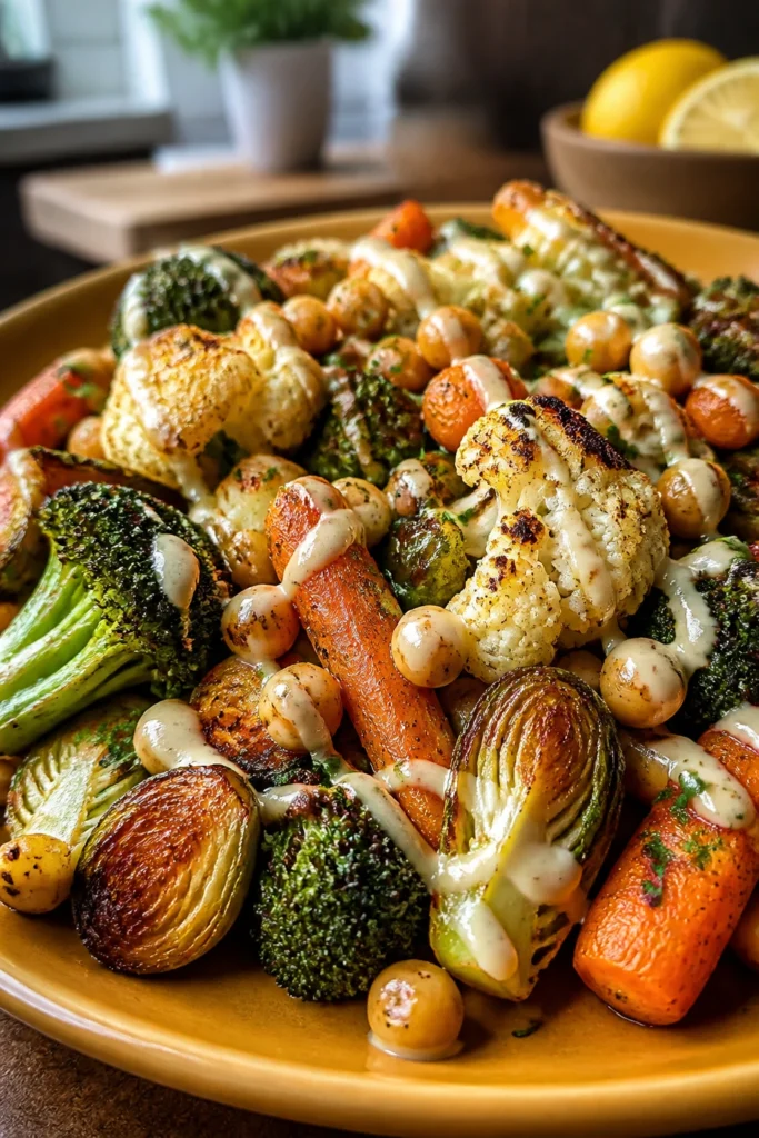 Roasted Fried Vegetables for a Healthy Dinner