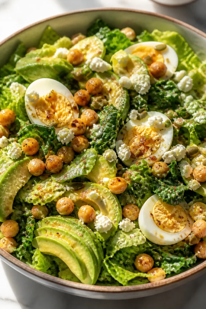 Hearty Tossed Salad with Homemade Dressing