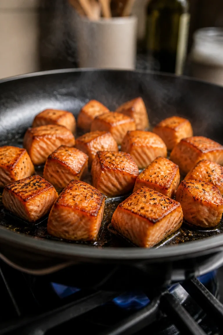 Crispy Salmon Poke Better than Takeout