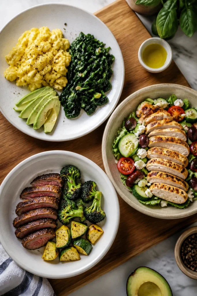 Light Low Carb Meal Plan Under 500 Calories