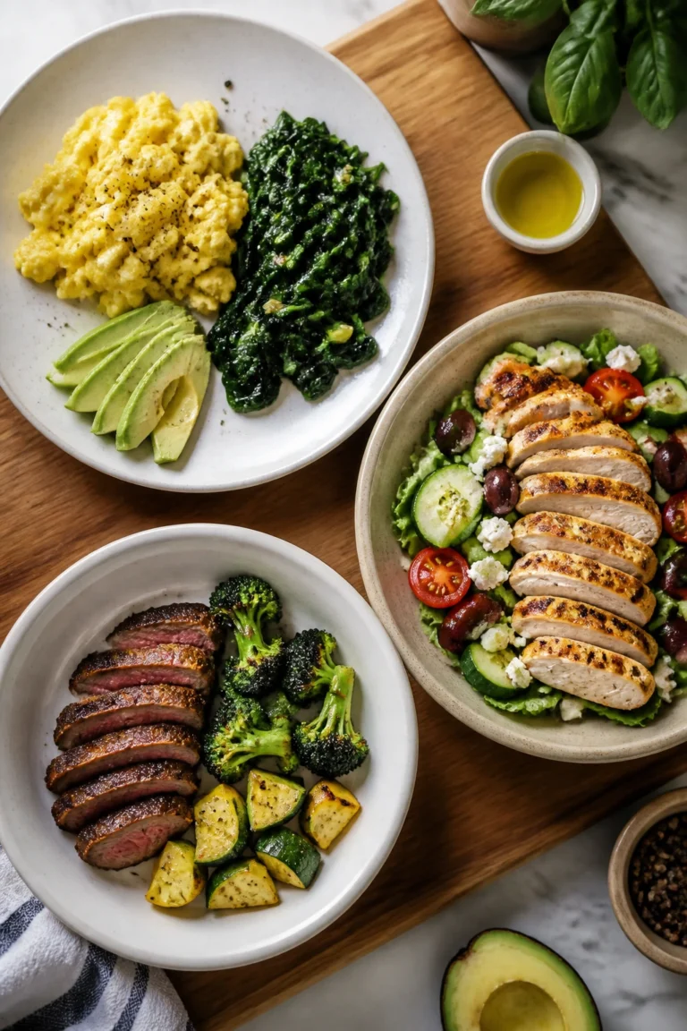 Light Low Carb Meal Plan Under 500 Calories