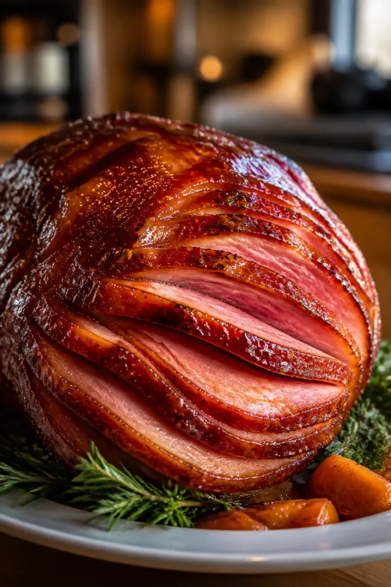 Savory Ham with Brown Sugar Glaze